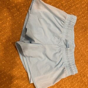 Light blue kids active wear shorts